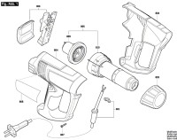 Bosch 3 601 BA6 371 GHG 23-66 Housing 230 V / GB Spare Parts GHG23-66